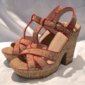 Dolce Vita Taiga Wedge Cork Sandals